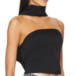 ALL THE WAYS Ivy Tube Top in Black (on Revolve)